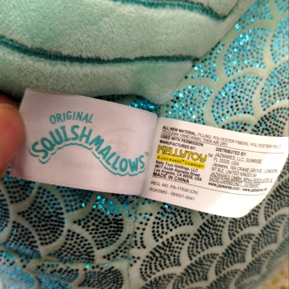 Disney Kellytoy Squishmallows 14  Ariel The Little Mermaid Plush - Picture 13 of 14